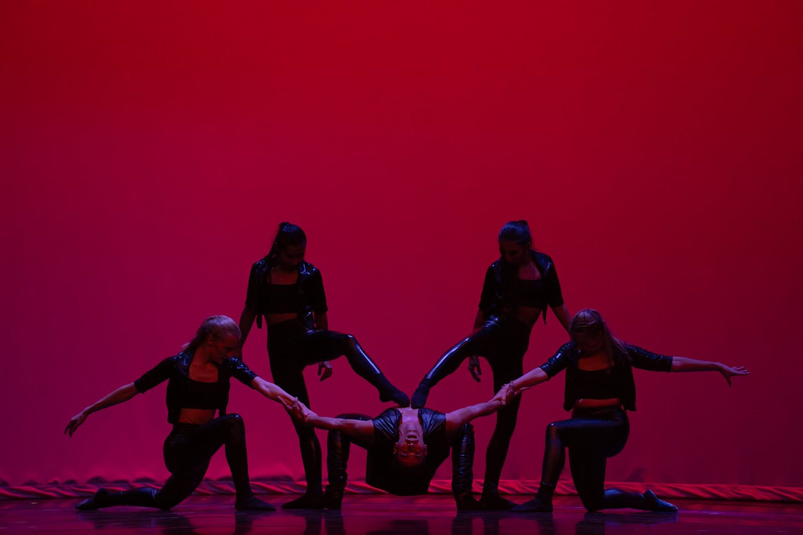dance company on stage